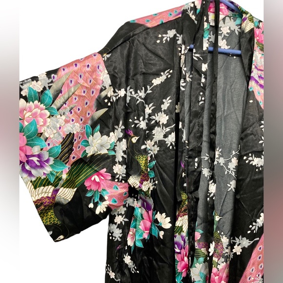 Jin Hon Kimono Coverup Robe Sz L - Picture 8 of 10